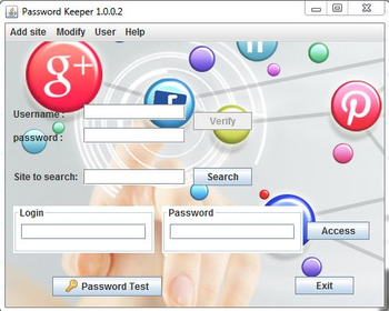 Password Keeper screenshot