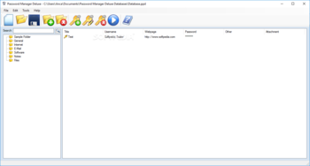 Password Manager Deluxe screenshot