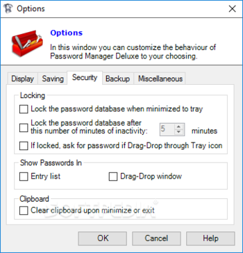 Password Manager Deluxe screenshot 7