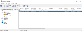 Password Manager XP screenshot