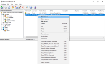 Password Manager XP screenshot 2