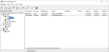 Password Manager XP Professional screenshot