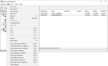 Password Manager XP Professional screenshot 5