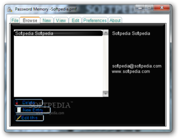 Password Memory screenshot 2