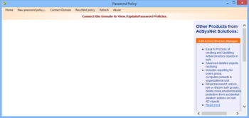 Password Policy screenshot