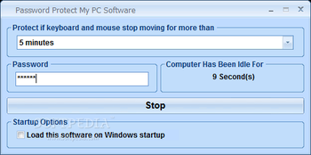 Password Protect My PC Software screenshot