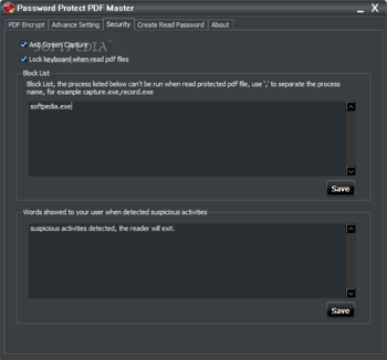 Password Protect PDF Master screenshot 3