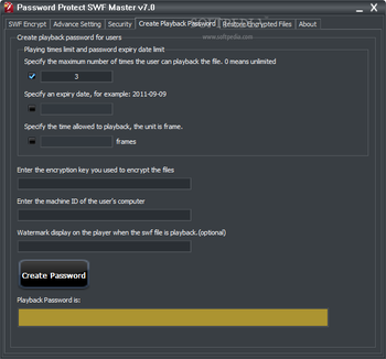 Password Protect SWF Master screenshot 4