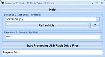 Password Protect USB Flash Drives Software screenshot