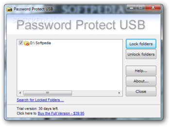 Password Protect USB screenshot