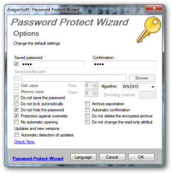 Password Protect Wizard screenshot 3