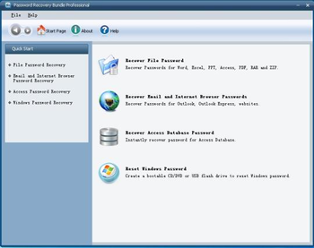 Password Recovery Bundle Professional screenshot