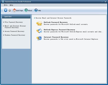 Password Recovery Bundle Professional screenshot 3