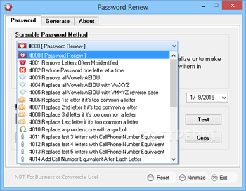 Password Renew screenshot 2