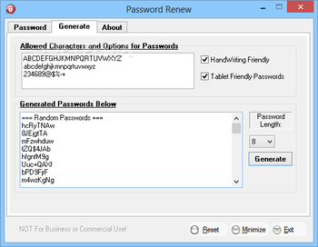 Password Renew screenshot 3