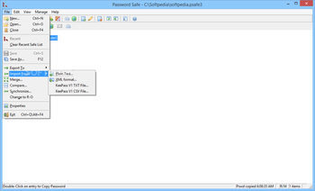 Password Safe Portable screenshot 2