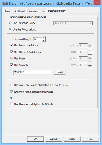 Password Safe Portable screenshot 9