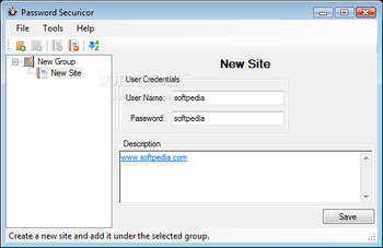 Password Securicor screenshot