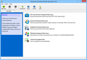 Password Unlocker Bundle Standard screenshot