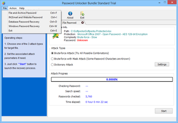 Password Unlocker Bundle Standard screenshot 2