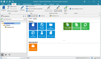 Password Vault Manager Enterprise screenshot