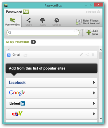 PasswordBox screenshot 2