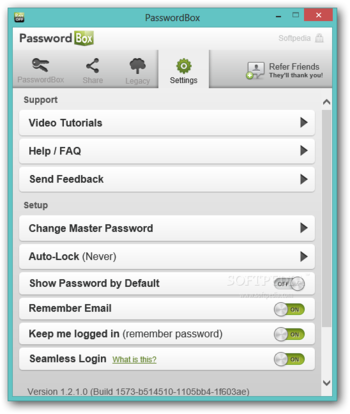 PasswordBox screenshot 7