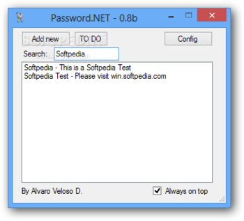 Password.NET screenshot