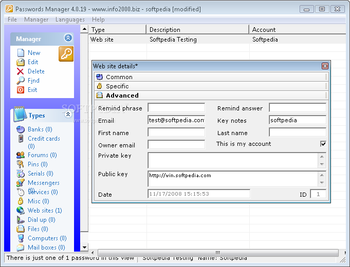 Passwords Manager screenshot 3