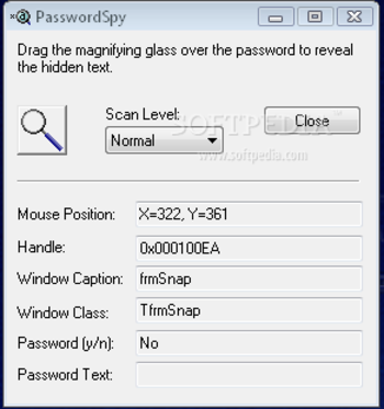 PasswordSpy screenshot