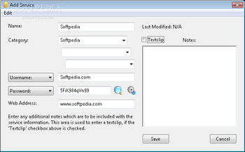 PasswordVault Lite screenshot 2