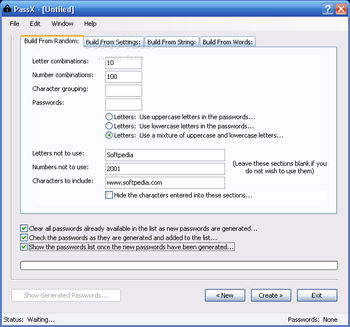 PassX screenshot