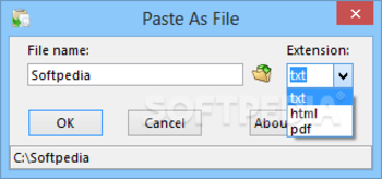 Paste As File screenshot 2