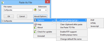 Paste As File screenshot 3