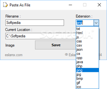 Paste As File screenshot 2