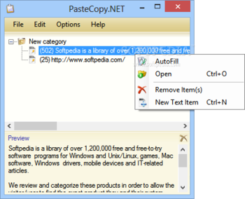 PasteCopy.NET screenshot