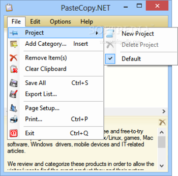 PasteCopy.NET screenshot 2