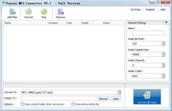 Paszee MP3 Converter screenshot