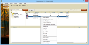 PatentHunter screenshot
