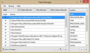 Path Manager screenshot