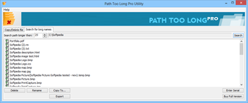 Path Too Long Pro Utility screenshot 3