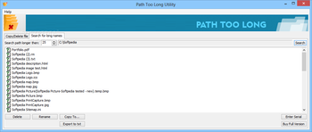 Path Too Long Utility screenshot 3