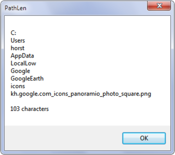 PathLen screenshot