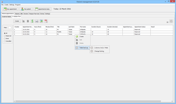 Patient Management screenshot