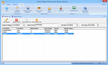 Patient Medical Record and History Software screenshot 3