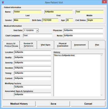 Patient Medical Record and History Software screenshot 5