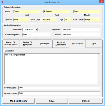 Patient Medical Record and History Software screenshot 9