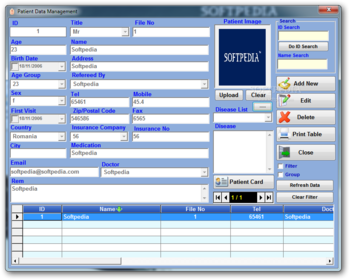 PatientDB screenshot 2