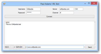 Paul Adams' IRC Bot screenshot