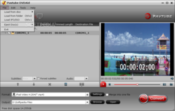 Pavtube DVD Ripper screenshot 2